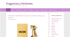 Desktop Screenshot of fraganciasperfumes.com.ar